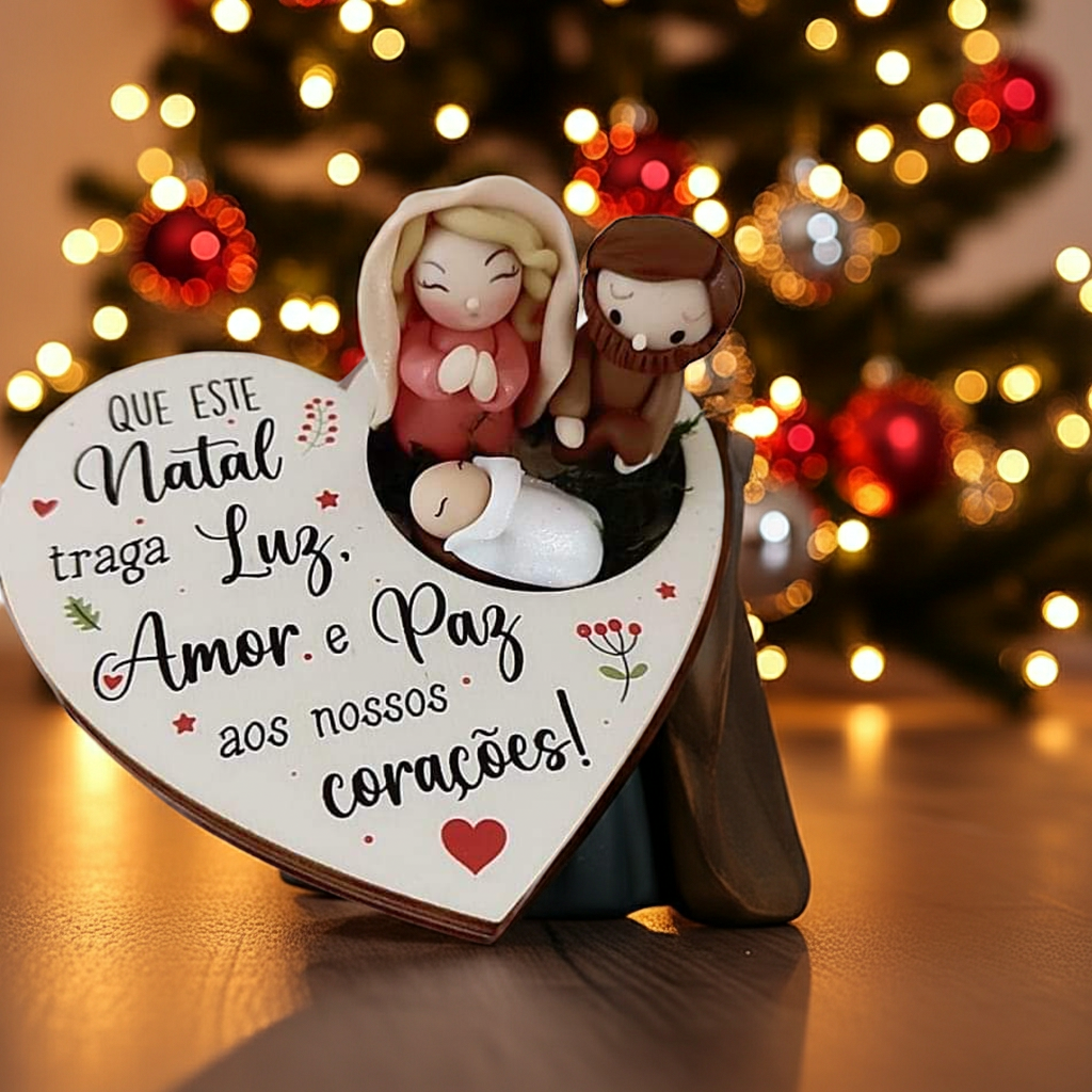 Mini Presépio Artesanal | Decoração Natal Portugal