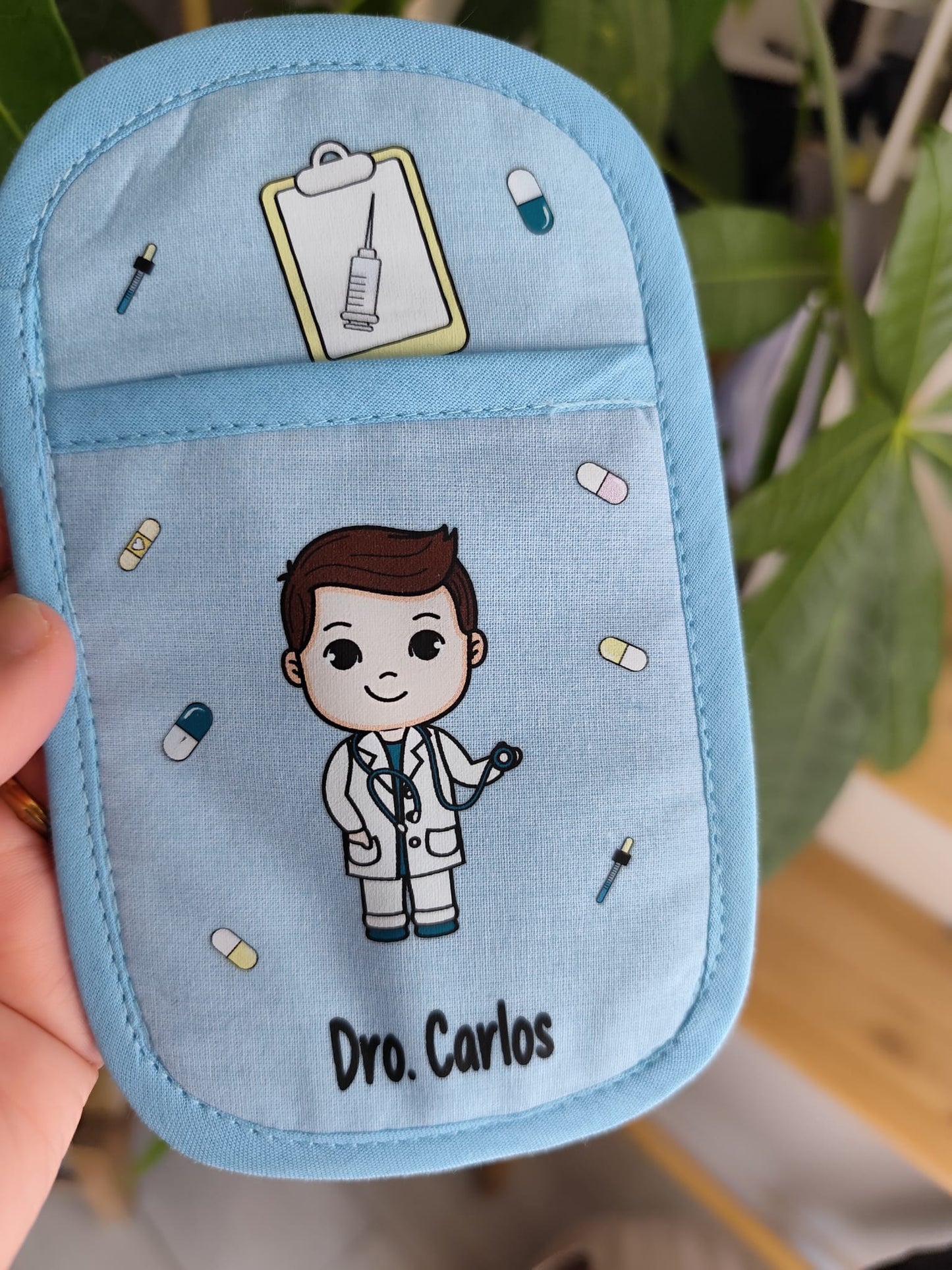 Conjunto porta canetas e fita personalizada