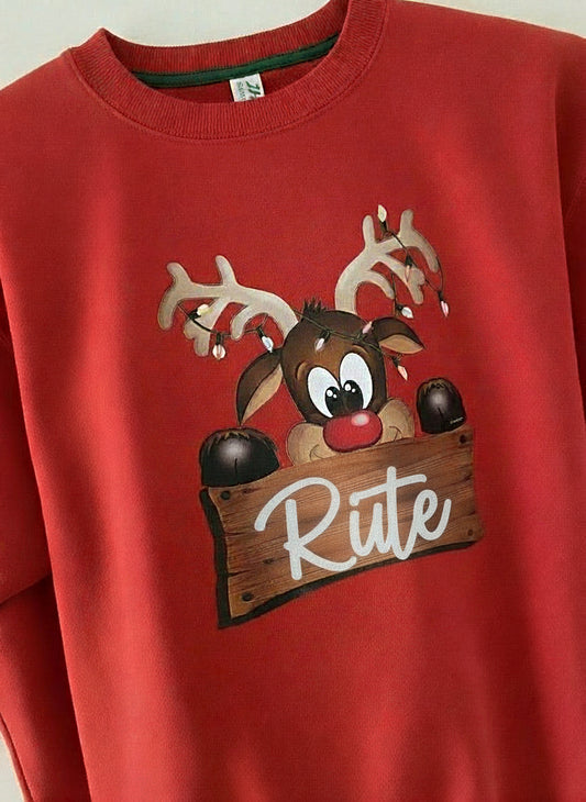 Sweatshirt de Natal com Nome