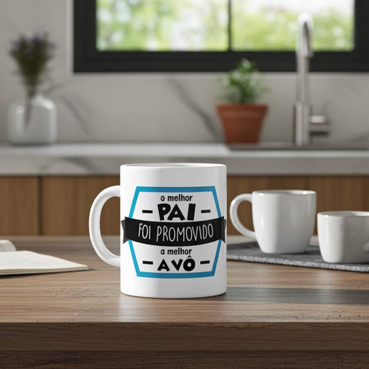 Caneca "Pai promovido a Avô"