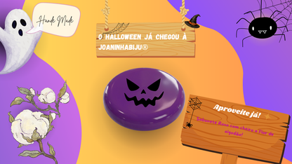 Sabonete Artesanal Especial Halloween com Cheirinho a Flor de Algodão