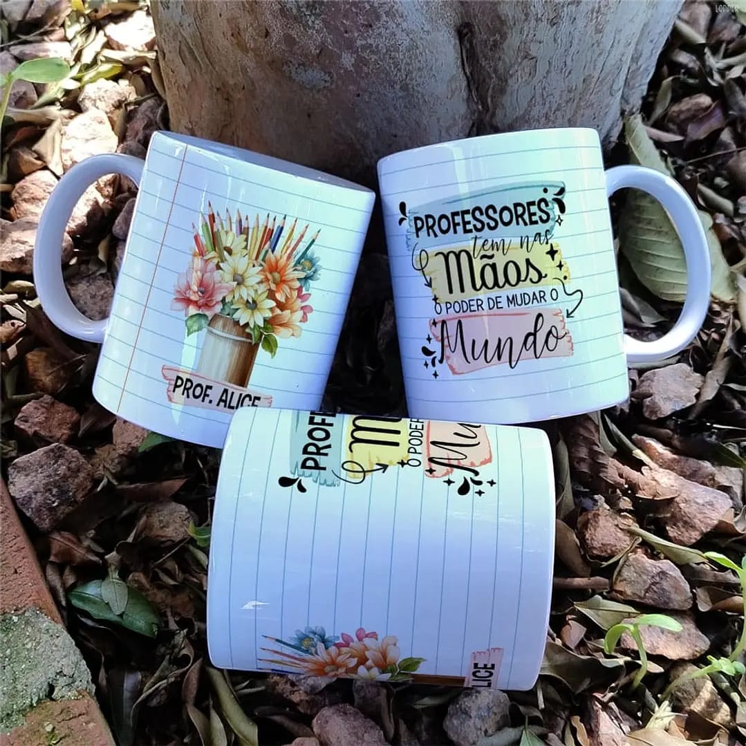 Caneca Personalizada Professora/ Auxiliar