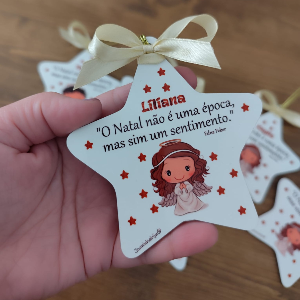 Estrelas de Natal Personalizadas | Decoração Artesanal Portuga