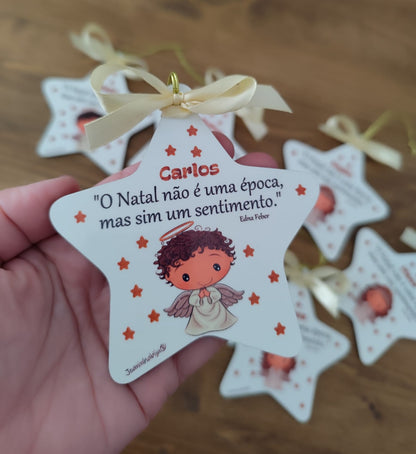 Estrelas de Natal Personalizadas | Decoração Artesanal Portuga