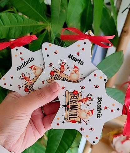 Estrelas de Natal Personalizadas | Decoração Artesanal Portuga
