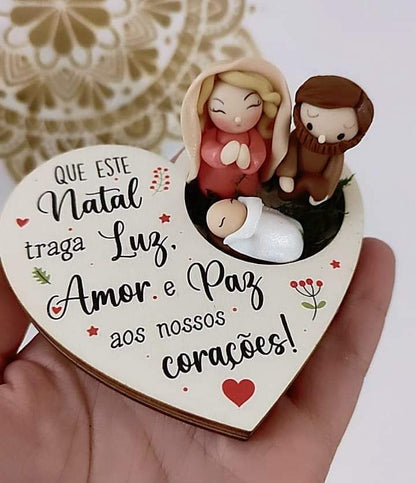 Mini Presépio Artesanal | Decoração Natal Portugal