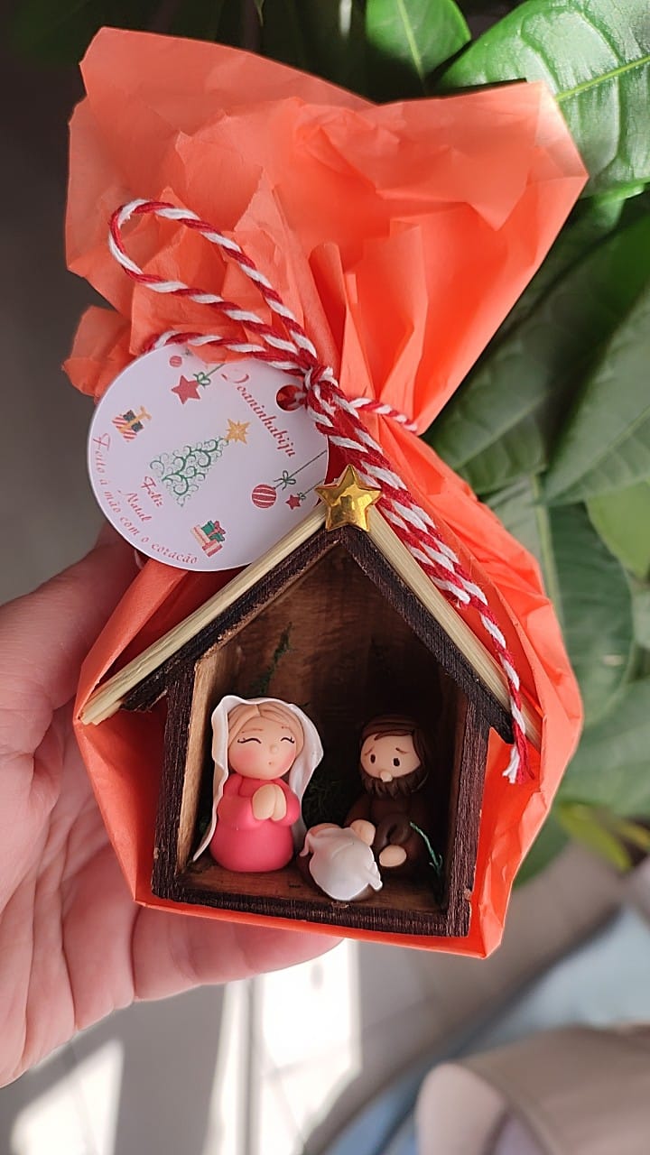 Mini Presépio Artesanal | Decoração Natal Portugal