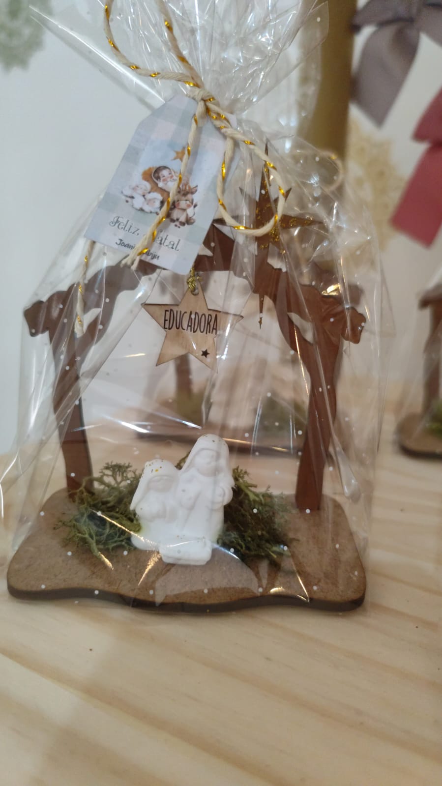 Cabanas de Natal em MDF com Gesso Perfumado | Decoração Artesanal
