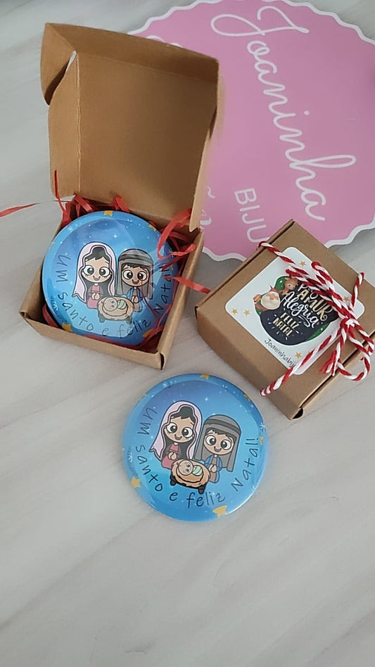 Íman Personalizado Natal Personalizado | Lembrança Artesanal