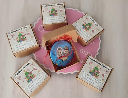 Íman Personalizado Natal Personalizado | Lembrança Artesanal