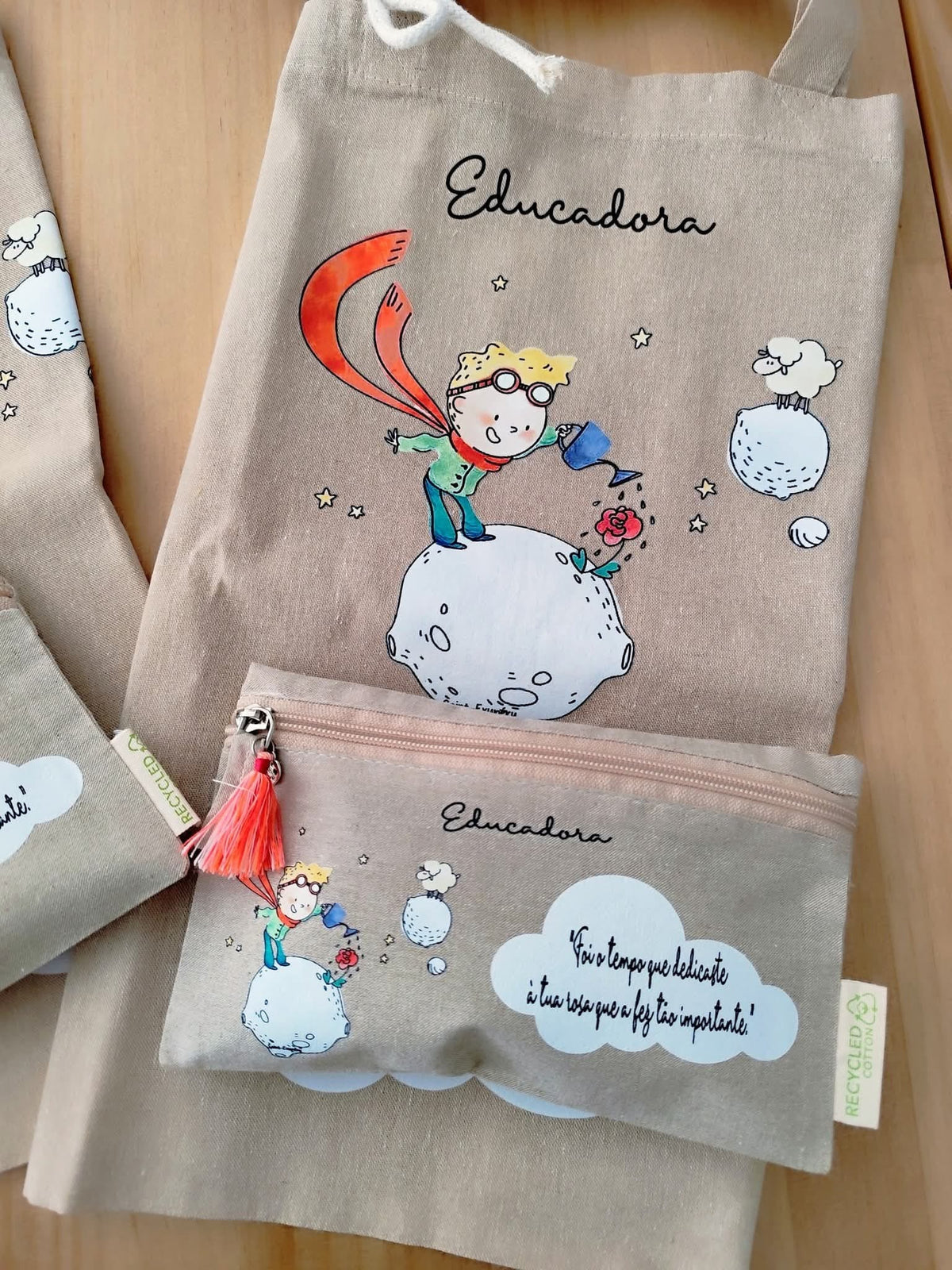 Totebag Principezinho c/ Estojo