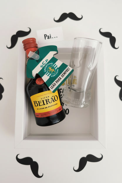 Caixa Presente Dia do Pai - Licor Beirão