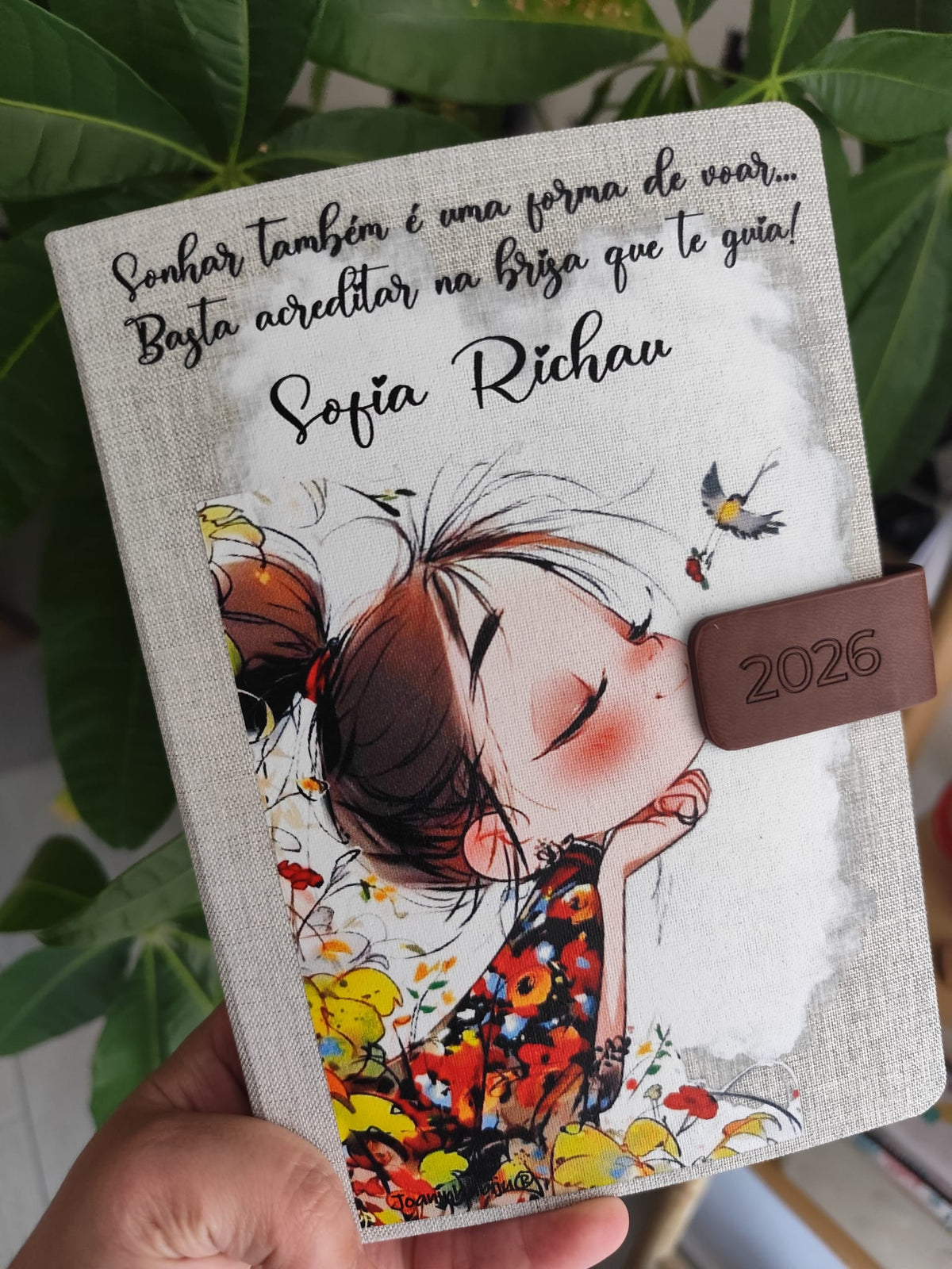 Agenda Personalizada 2027 | Com Caneta Gravada e Caneca | Joaninha Biju