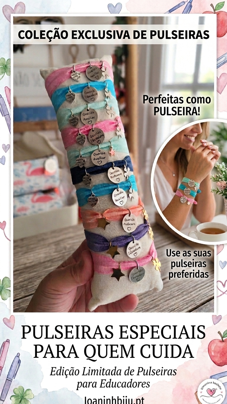 Pulseiras especiais para quem cuida ♡